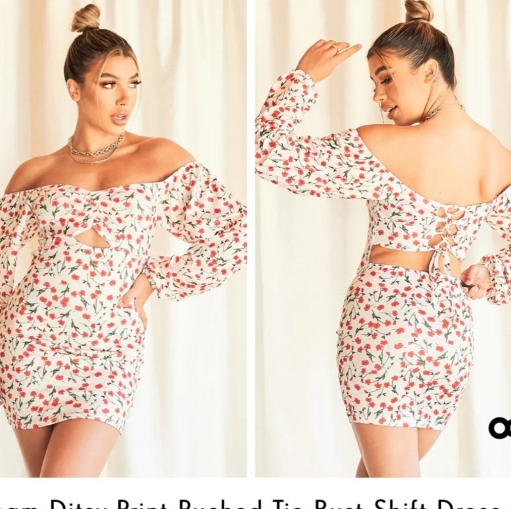 PrettyLittleThing Floral Dress
